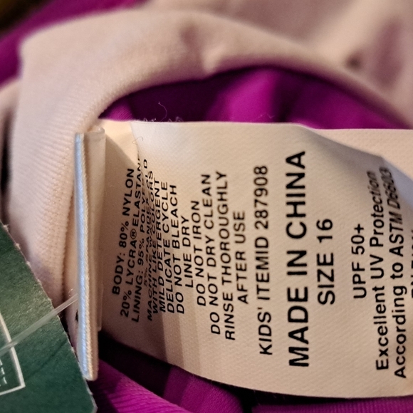 L.L. Bean Sport halter swim top size 16 NWT - Picture 5 of 5